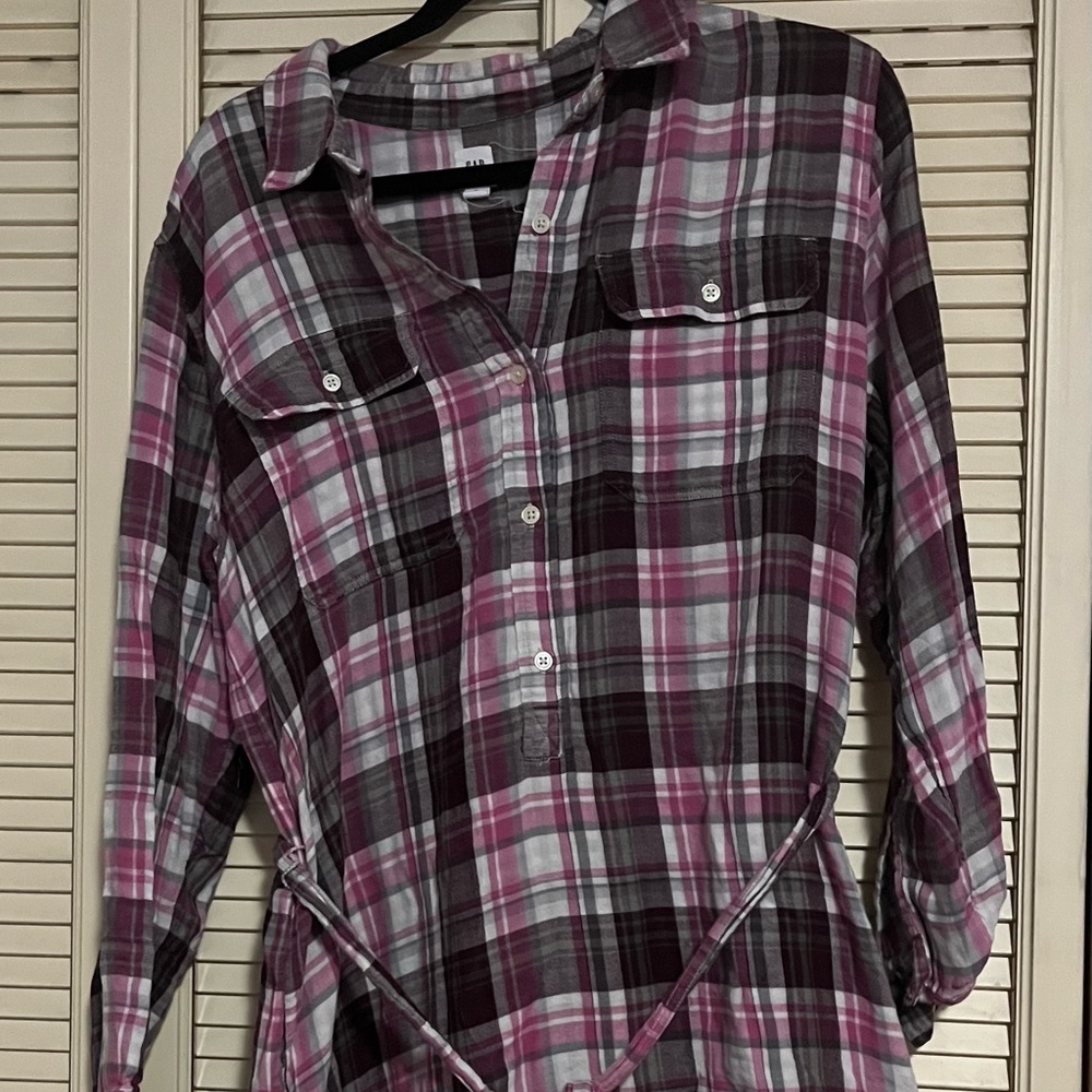 Gap Plaid Dress